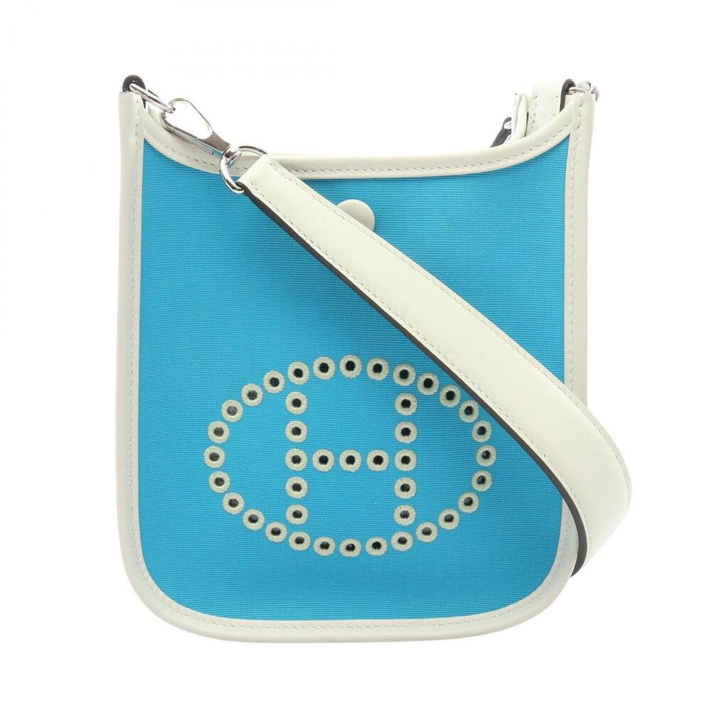 Hermes Neo Evelyne TPM Shoulder Bag/Handbag, Canvas/Leather, Toile Officier, ...